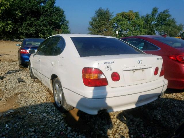 JT8BD68S7Y0115596 - 2000 LEXUS GS 300 WHITE photo 3