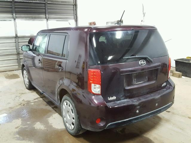 JTLZE4FE1FJ081259 - 2015 TOYOTA SCION XB Bənövşəyi foto 3
