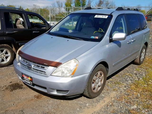 KNDMB133786255518 - 2008 KIA SEDONA GRAY photo 2