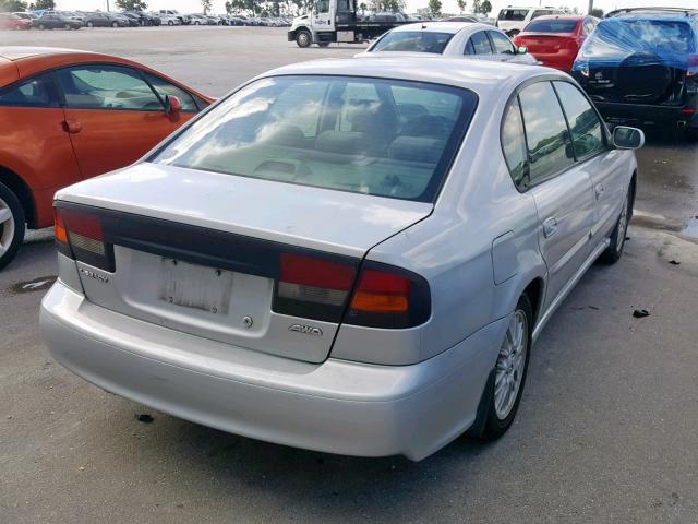 4S3BE625147212036 - 2004 SUBARU LEGACY L S SILVER photo 4