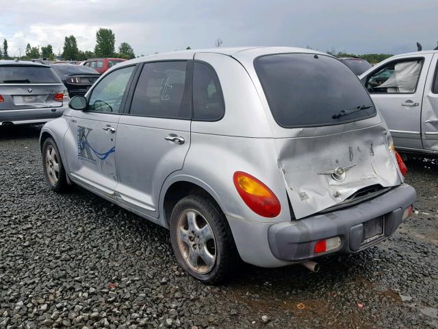 3C8FY68B52T283222 - 2002 CHRYSLER PT CRUISER SILVER photo 3