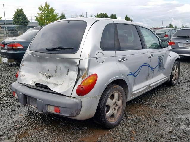 3C8FY68B52T283222 - 2002 CHRYSLER PT CRUISER SILVER photo 4