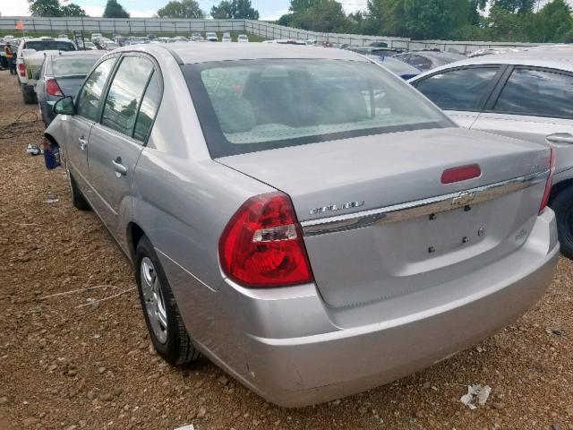 1G1ZS58F37F164592 - 2007 CHEVROLET MALIBU LS SILVER photo 3