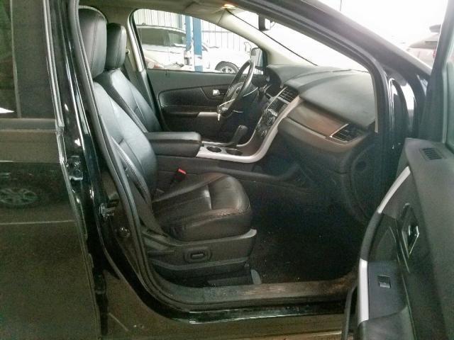 2FMDK4JC4BBA10166 - 2011 FORD EDGE SEL BLACK photo 5