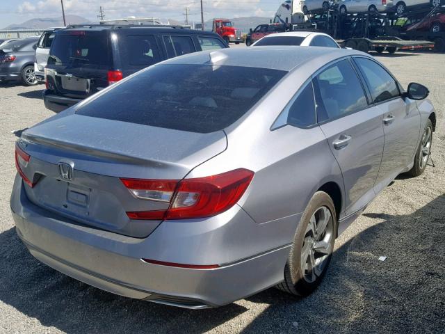 1HGCV1F55JA067780 - 2018 HONDA ACCORD EXL SILVER photo 4