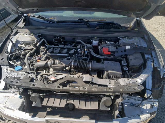 1HGCV1F55JA067780 - 2018 HONDA ACCORD EXL SILVER photo 7