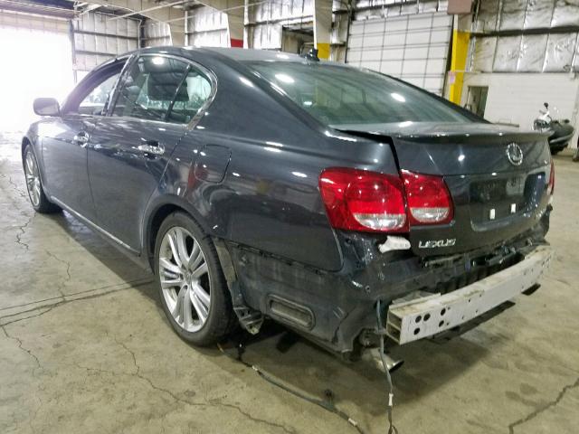 JTHBC96S775005799 - 2007 LEXUS GS 450H GRAY photo 3