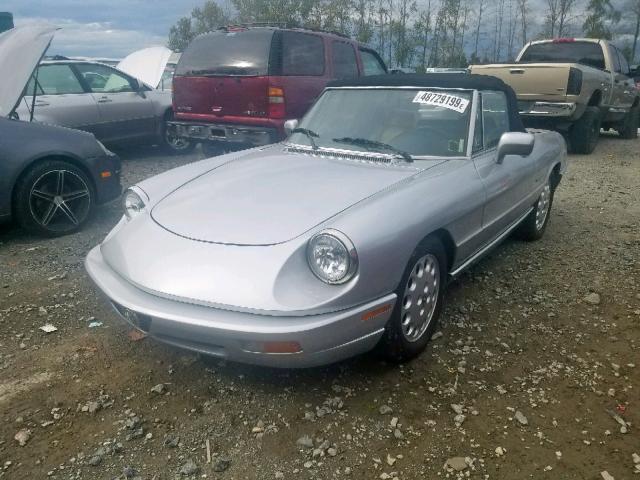 ZARBB32N2M6009272 - 1991 ALFA ROMEO SPIDER VEL SILVER photo 2