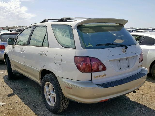 JT6GF10U5Y0064351 - 2000 LEXUS RX 300 WHITE photo 3