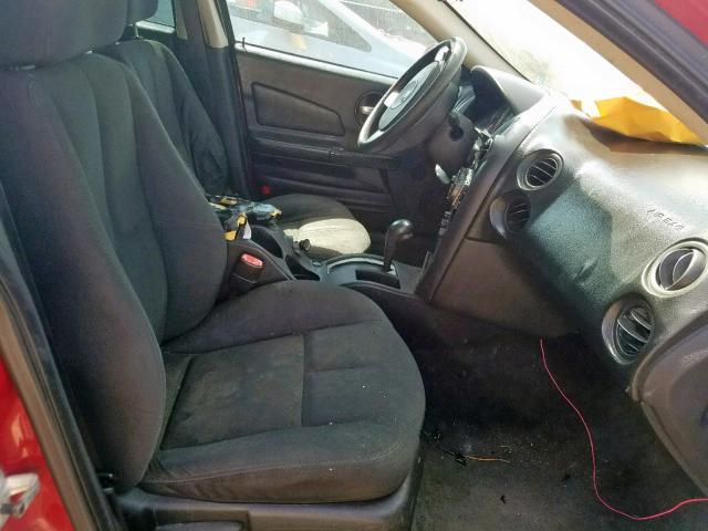 2G2WP552061285474 - 2006 PONTIAC GRAND PRIX RED photo 5