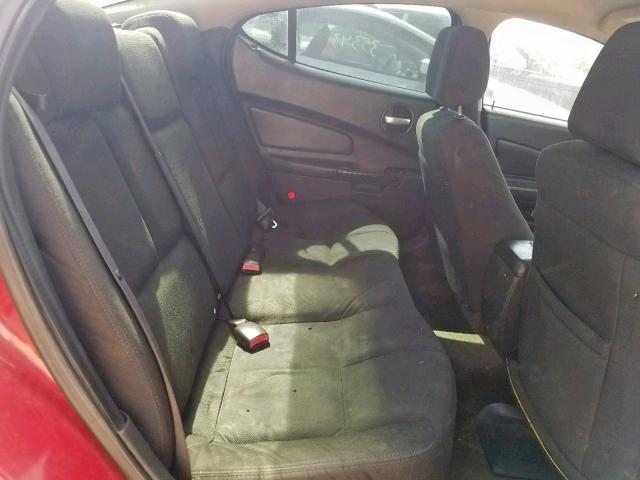 2G2WP552061285474 - 2006 PONTIAC GRAND PRIX RED photo 6