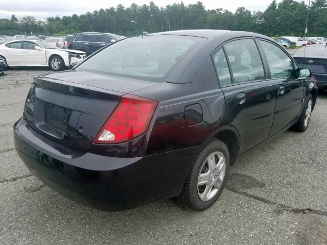 1G8AJ55F37Z202861 - 2007 SATURN ION LEVEL BLACK photo 4