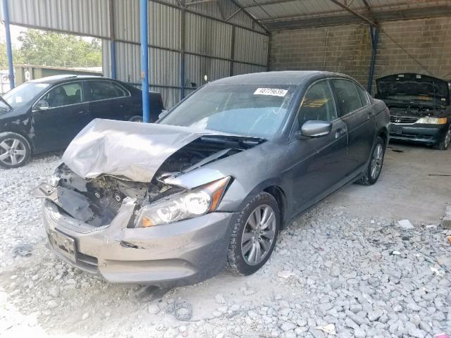 1HGCP2F88CA176859 - 2012 HONDA ACCORD EXL GRAY photo 2