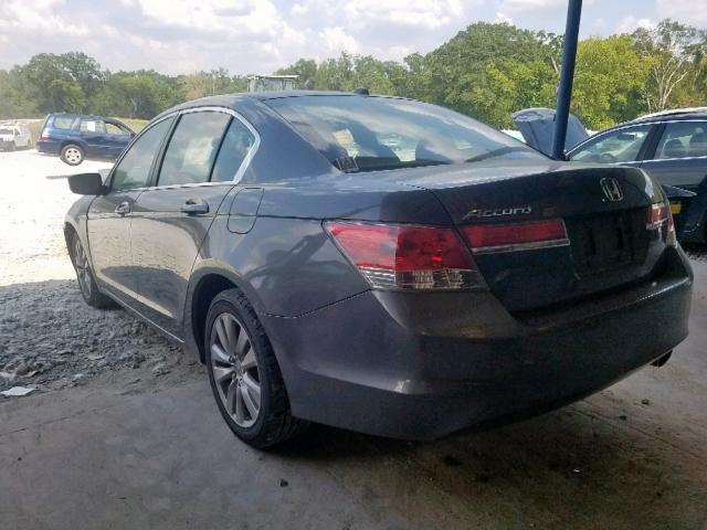 1HGCP2F88CA176859 - 2012 HONDA ACCORD EXL GRAY photo 3