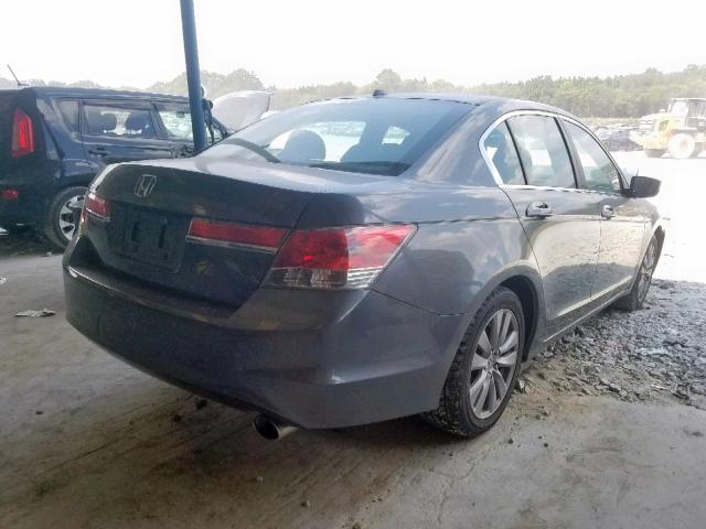 1HGCP2F88CA176859 - 2012 HONDA ACCORD EXL GRAY photo 4