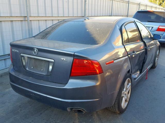 19UUA66286A074359 - 2006 ACURA 3.2TL GRAY photo 4