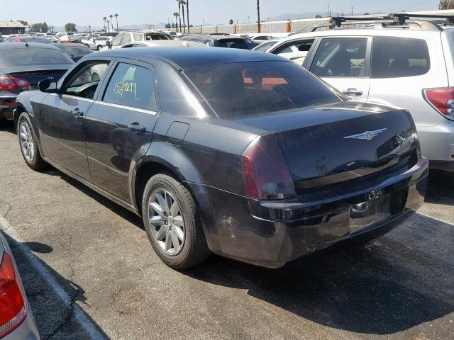 2C3LA43R57H739760 - 2007 CHRYSLER 300 BLACK photo 3