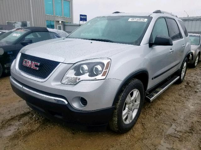 1GKLRKED8AJ155969 - 2010 GMC ACADIA SL SILVER photo 2