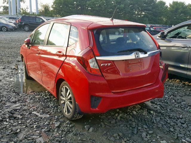 3HGGK5H74HM711430 - 2017 HONDA FIT EX RED photo 3