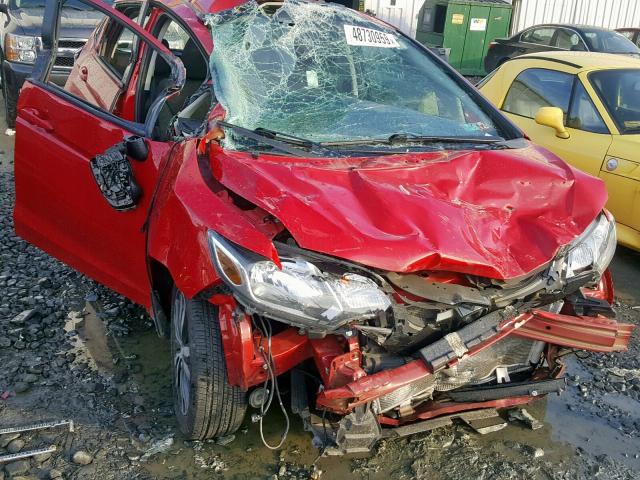 3HGGK5H74HM711430 - 2017 HONDA FIT EX RED photo 9