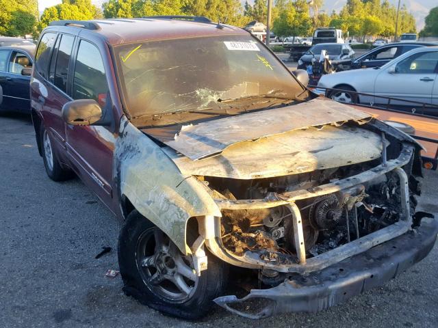 1GKDT13S442329259 - 2004 GMC ENVOY BURGUNDY photo 1