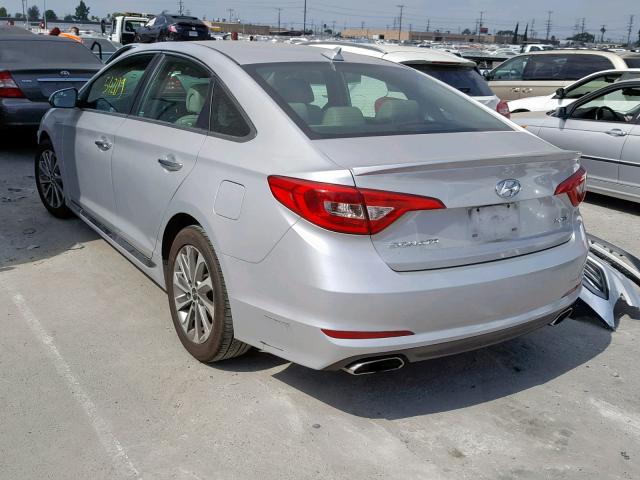 5NPE34AF6GH366470 - 2016 HYUNDAI SONATA SPO SILVER photo 3