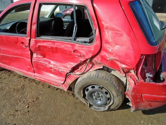 9BWEK21J434013694 - 2003 VOLKSWAGEN GOLF CL RED photo 9