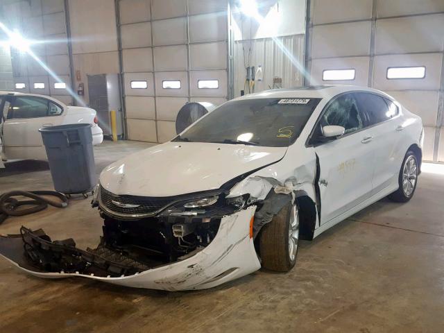 1C3CCCCG0FN608907 - 2015 CHRYSLER 200 C WHITE photo 2