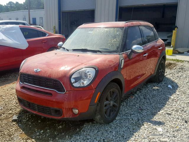 WMWZC3C58DWP22470 - 2013 MINI COOPER S C RED photo 2