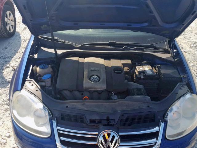 3VWRZ71K28M083734 - 2008 VOLKSWAGEN JETTA SE BLUE photo 7