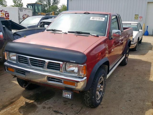 1N6SD16Y9TC329280 - 1996 NISSAN TRUCK KING MAROON photo 2