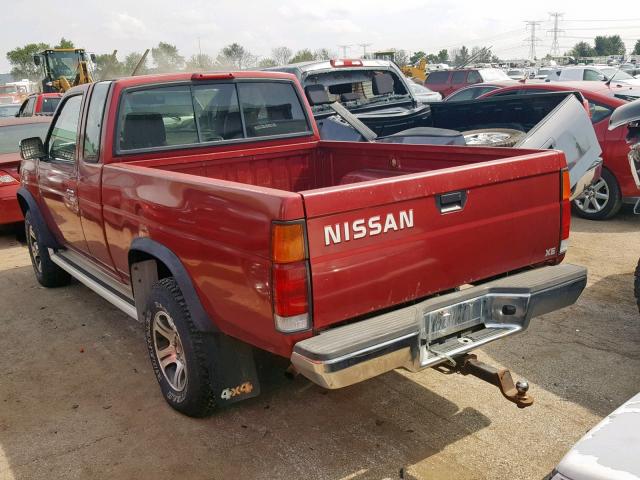 1N6SD16Y9TC329280 - 1996 NISSAN TRUCK KING MAROON photo 3