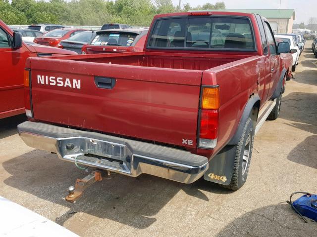 1N6SD16Y9TC329280 - 1996 NISSAN TRUCK KING MAROON photo 4