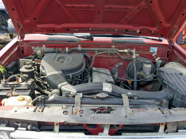 1N6SD16Y9TC329280 - 1996 NISSAN TRUCK KING MAROON photo 7