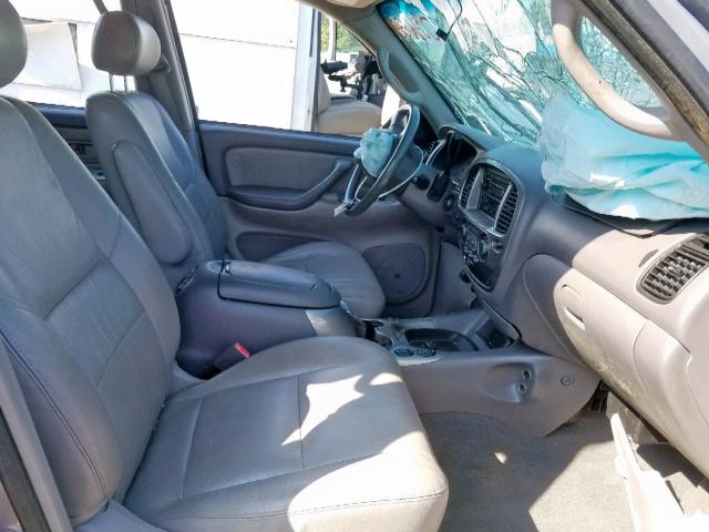 5TDZT38A61S036688 - 2001 TOYOTA SEQUOIA LI SILVER photo 5