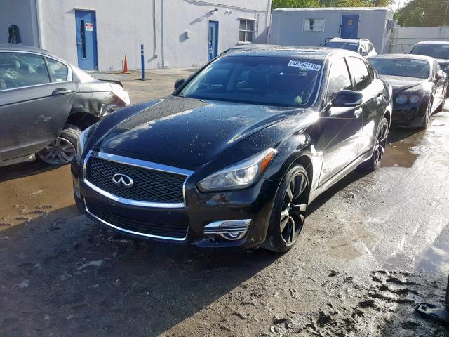 JN1BY1AR6FM562199 - 2015 INFINITI Q70 3.7 BLACK photo 2