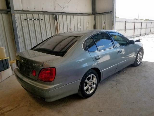 JT8BD69S930176732 - 2003 LEXUS GS 300 GRAY photo 4