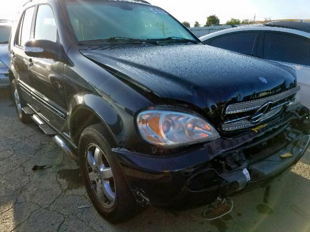 4JGAB57E13A425248 - 2003 MERCEDES-BENZ ML 350 BLACK photo 1