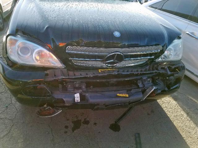 4JGAB57E13A425248 - 2003 MERCEDES-BENZ ML 350 BLACK photo 9