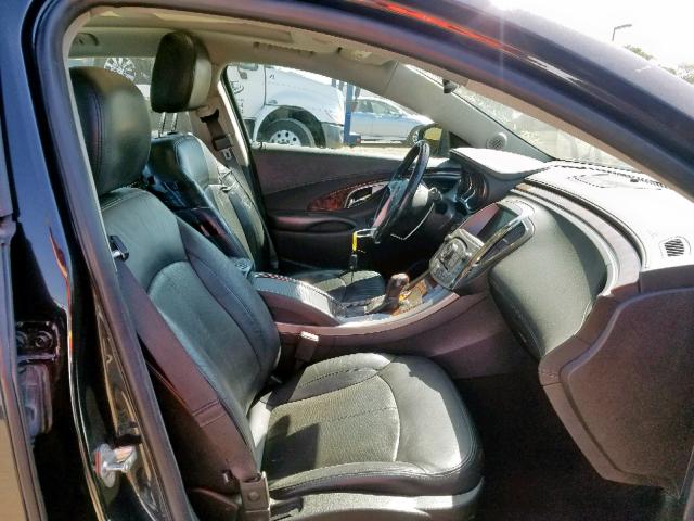 1G4GJ5E34CF336548 - 2012 BUICK LACROSSE T BLACK photo 5