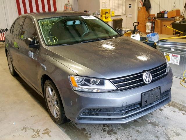 3VW1K7AJ6FM353358 - 2015 VOLKSWAGEN JETTA BASE Մոխրագույն լուսանկար 1