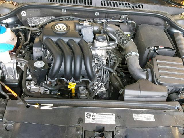 3VW1K7AJ6FM353358 - 2015 VOLKSWAGEN JETTA BASE Մոխրագույն լուսանկար 7