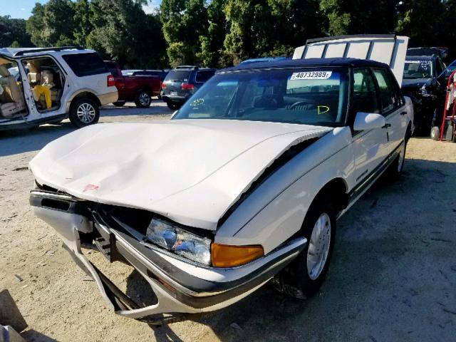 1G2HX54C5M1224112 - 1991 PONTIAC BONNEVILLE WHITE photo 2