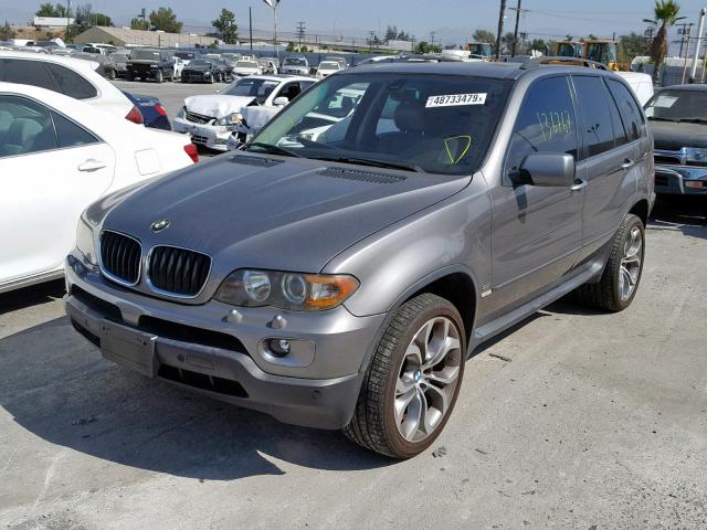 5UXFA13585LY11229 - 2005 BMW X5 3.0I GRAY photo 2