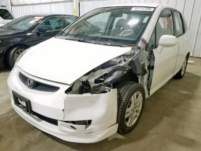 JHMGD38607S068471 - 2007 HONDA FIT S 白色 照片 2