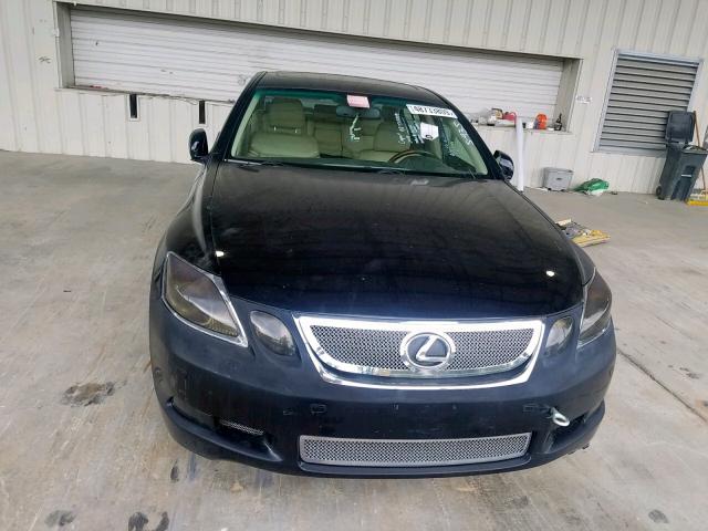 JTHCH96S060016404 - 2006 LEXUS GS 300 BLACK photo 9