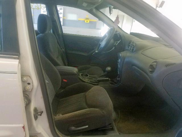 1G2NF52E41M667436 - 2001 PONTIAC GRAND AM S WHITE photo 5