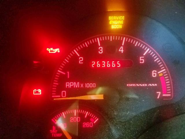 1G2NF52E41M667436 - 2001 PONTIAC GRAND AM S WHITE photo 8