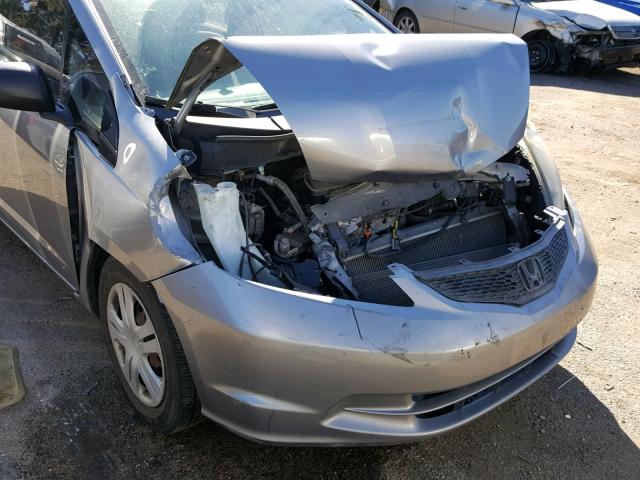 JHMGE8H24AC019184 - 2010 HONDA FIT SILVER photo 7