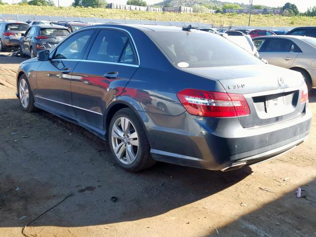 WDDHF2EB5BA338441 - 2011 MERCEDES-BENZ E 350 BLUE BLUE photo 3